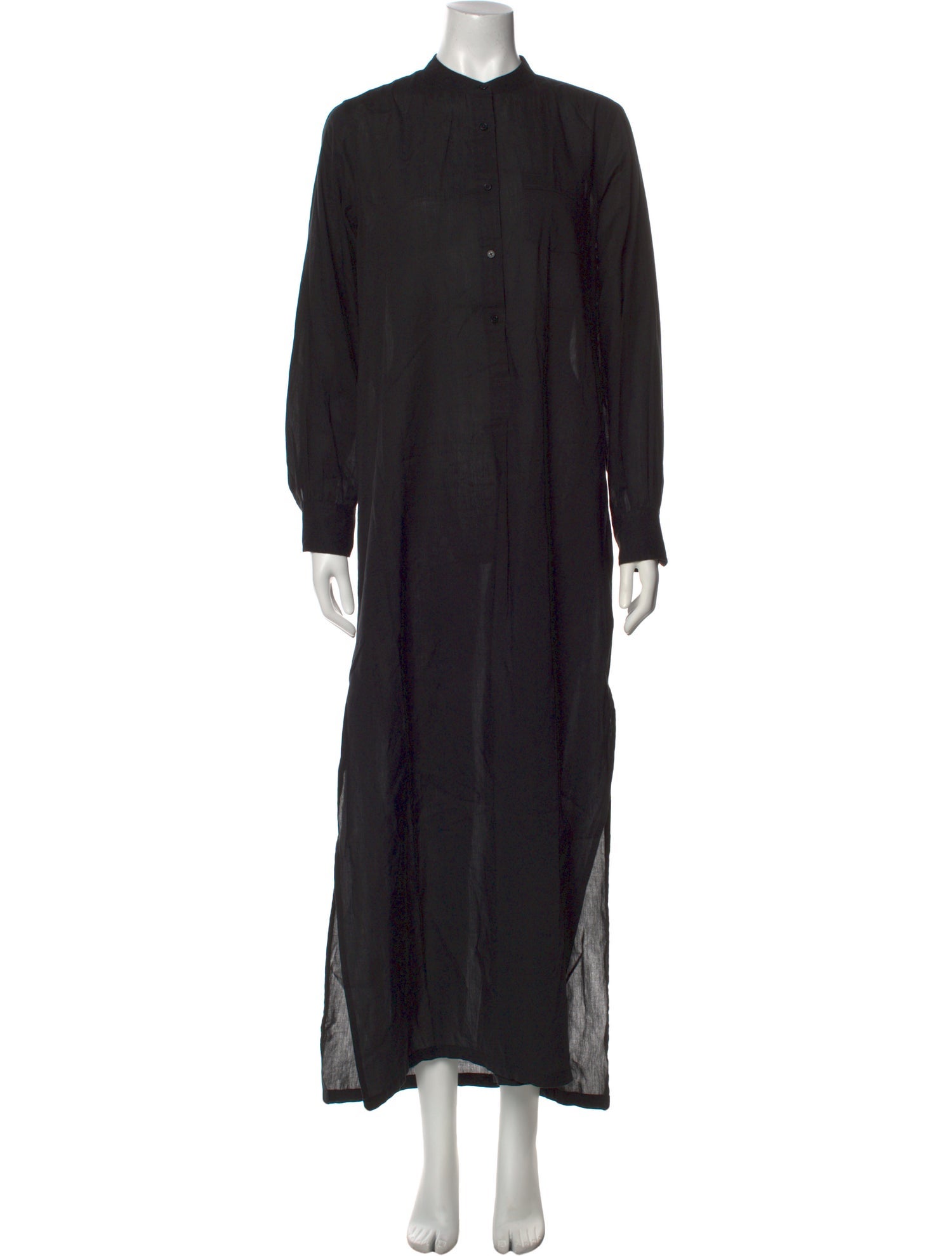 Nili Lotan Mock Neck Long Dress