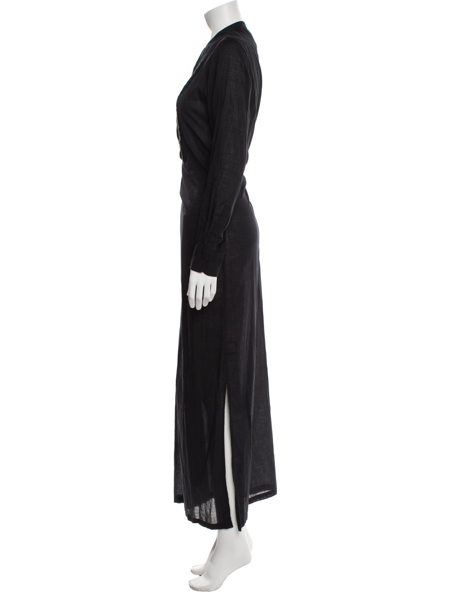 Nili Lotan Crew Neck Long Dress