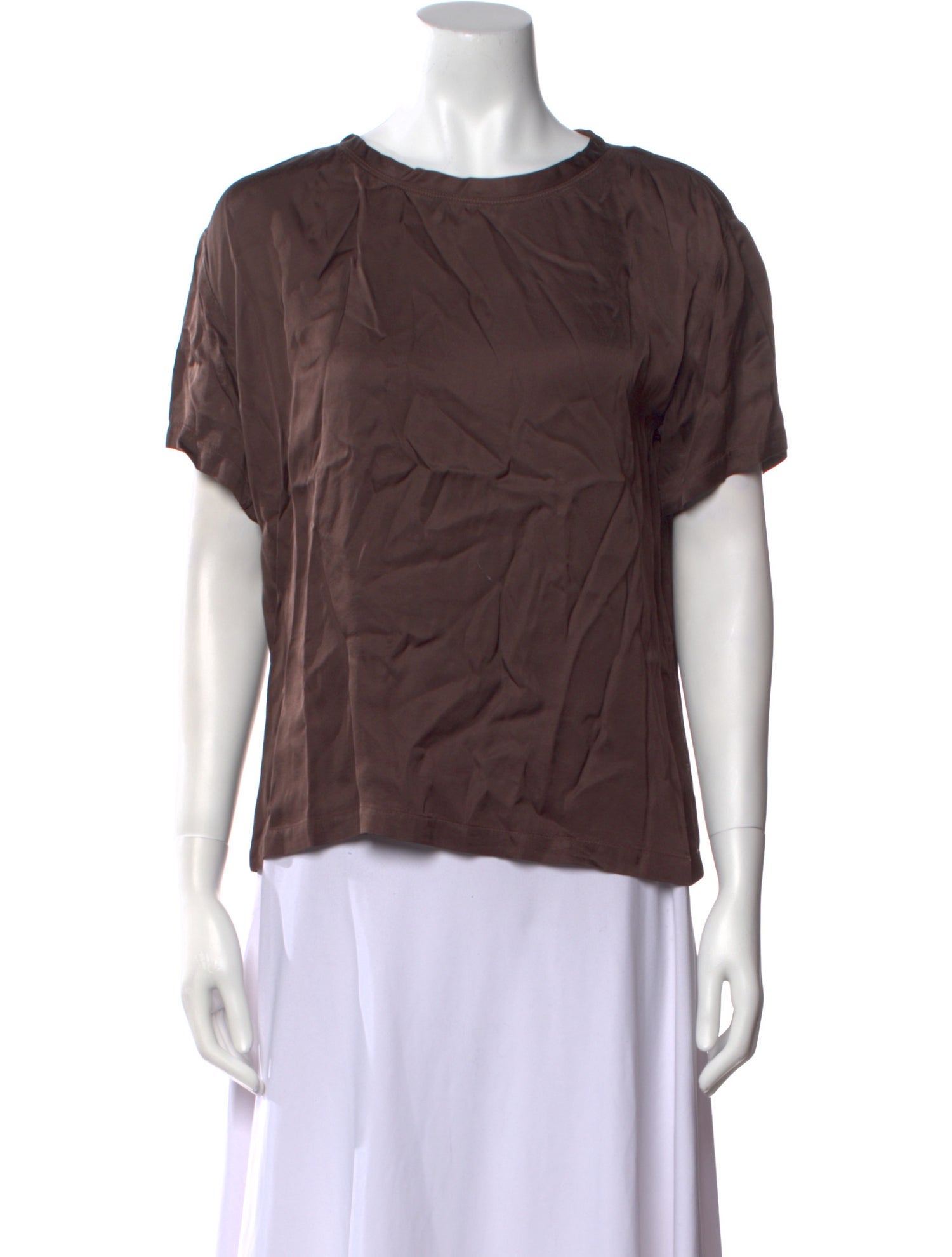 Nili Lotan Crew Neck Short Sleeve Blouse w/ Tags