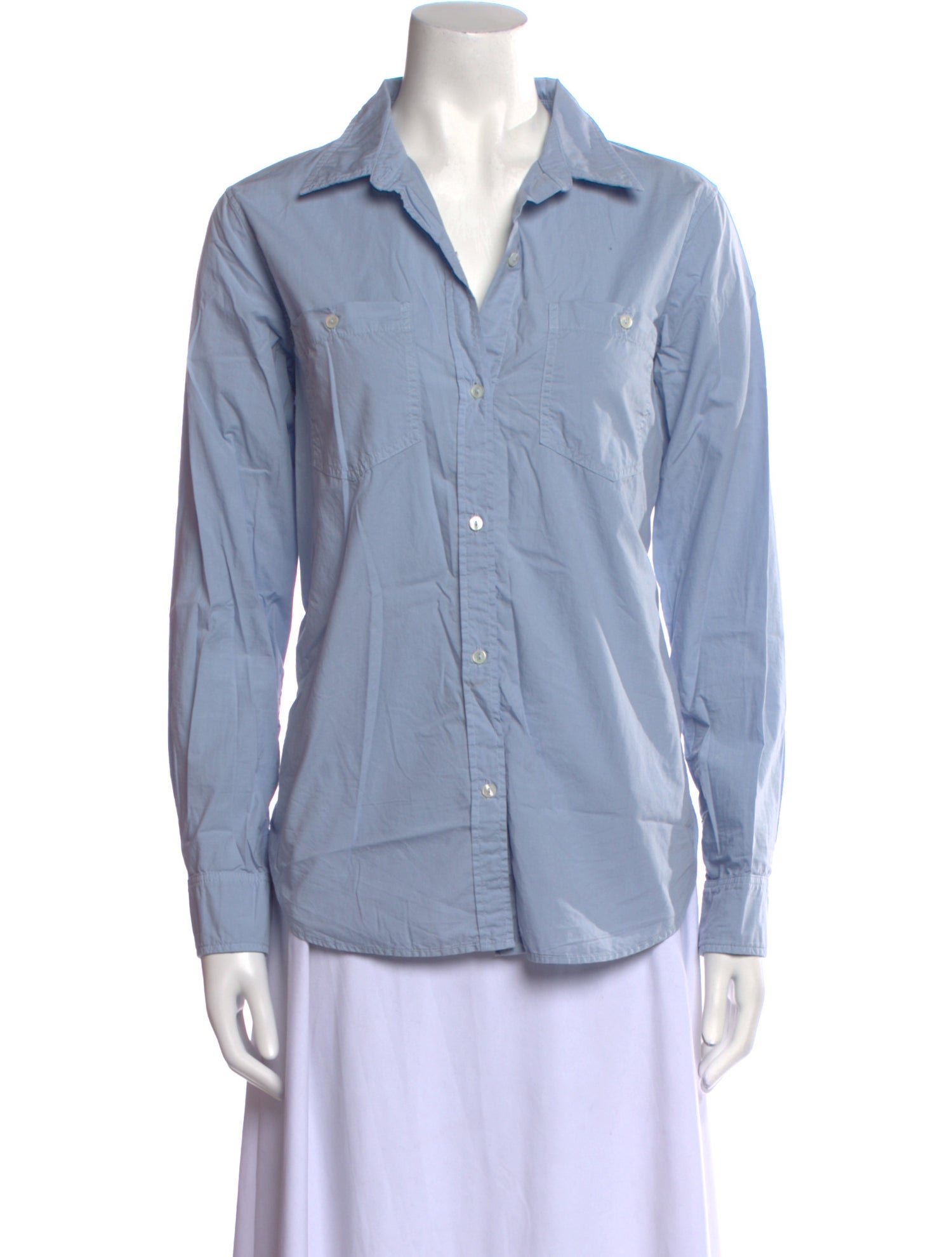 Nili Lotan Long Sleeve Button-Up Top