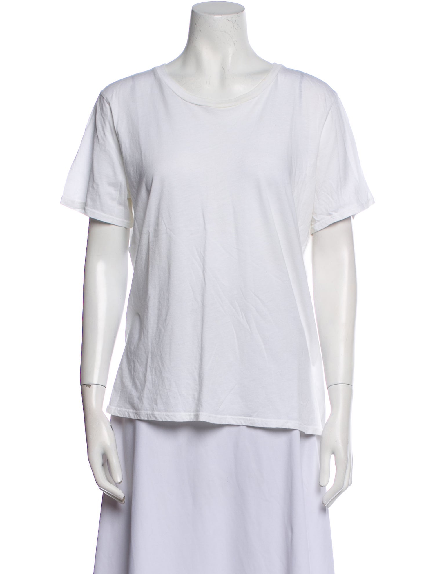 Nili Lotan Scoop Neck Short Sleeve T-Shirt