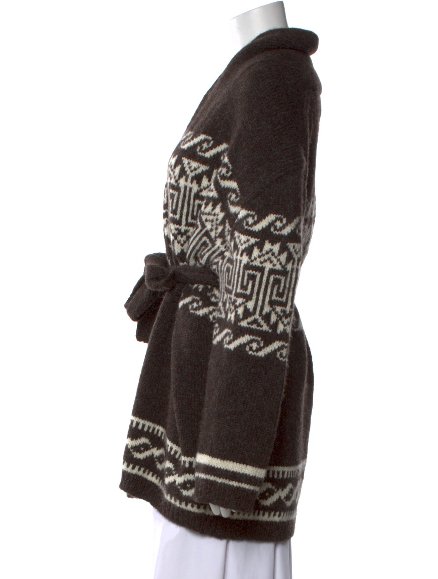 Nili Lotan Alpaca Printed Sweater