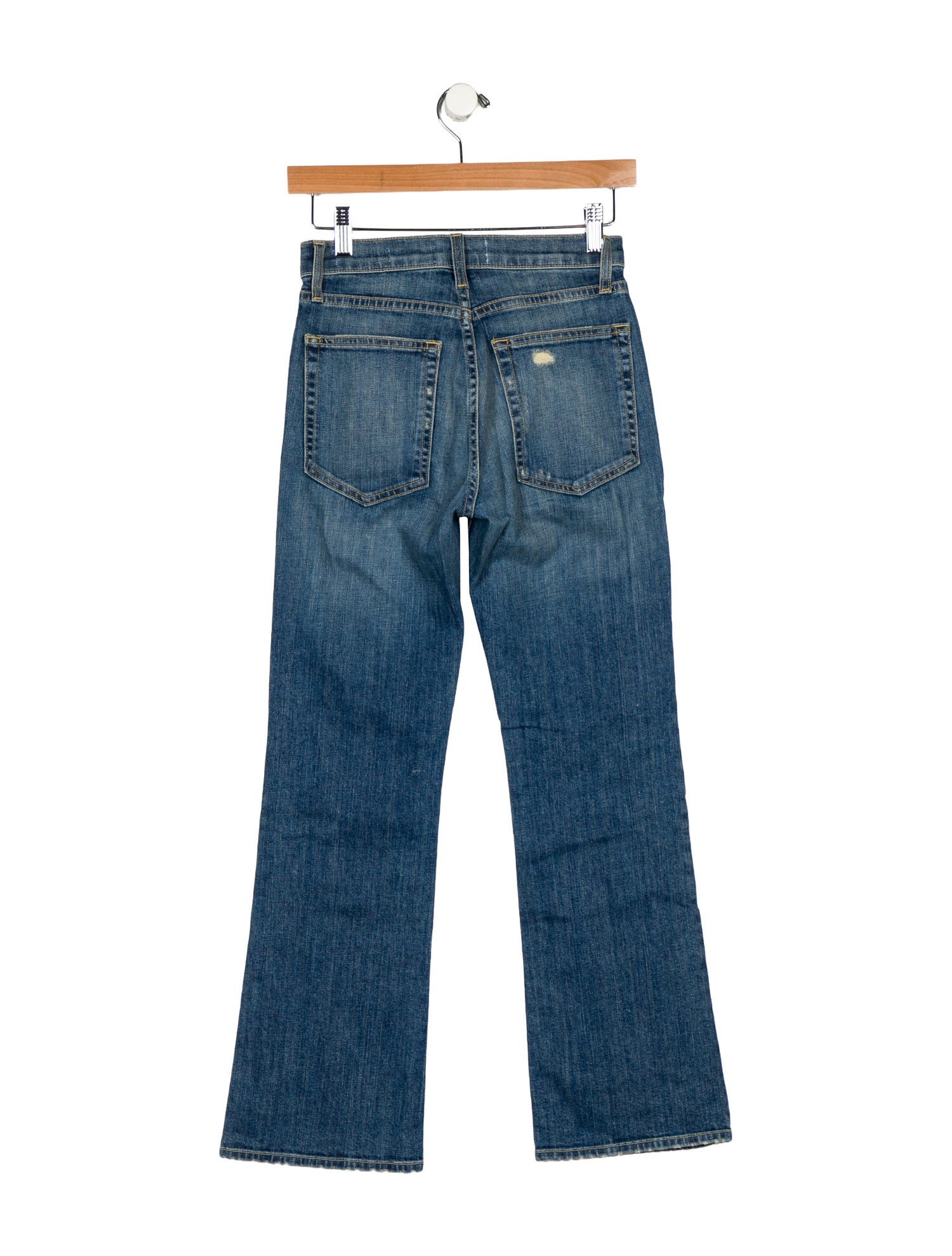 Nili Lotan Mid-Rise Straight Leg Jeans