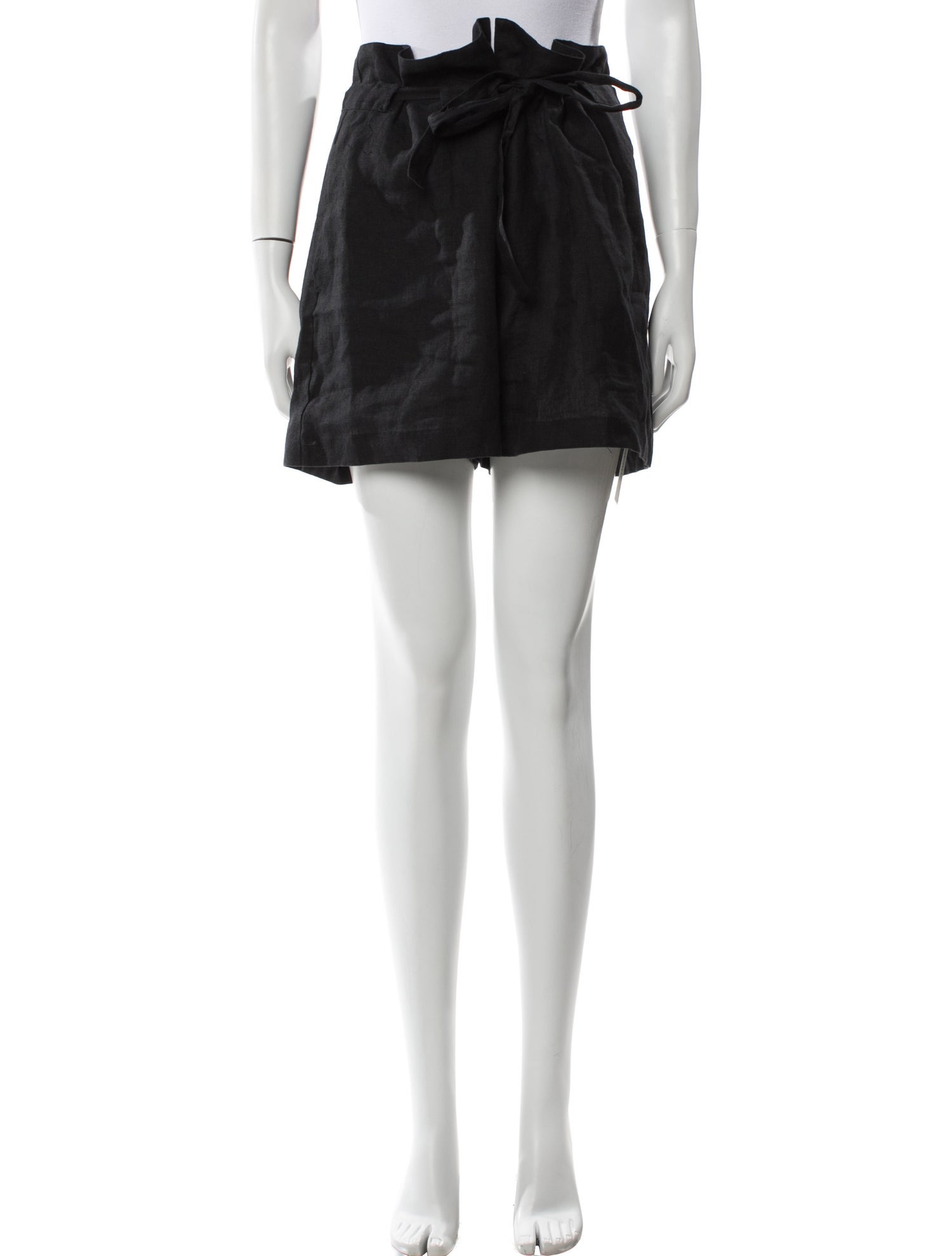 Nili Lotan Linen Mini Shorts