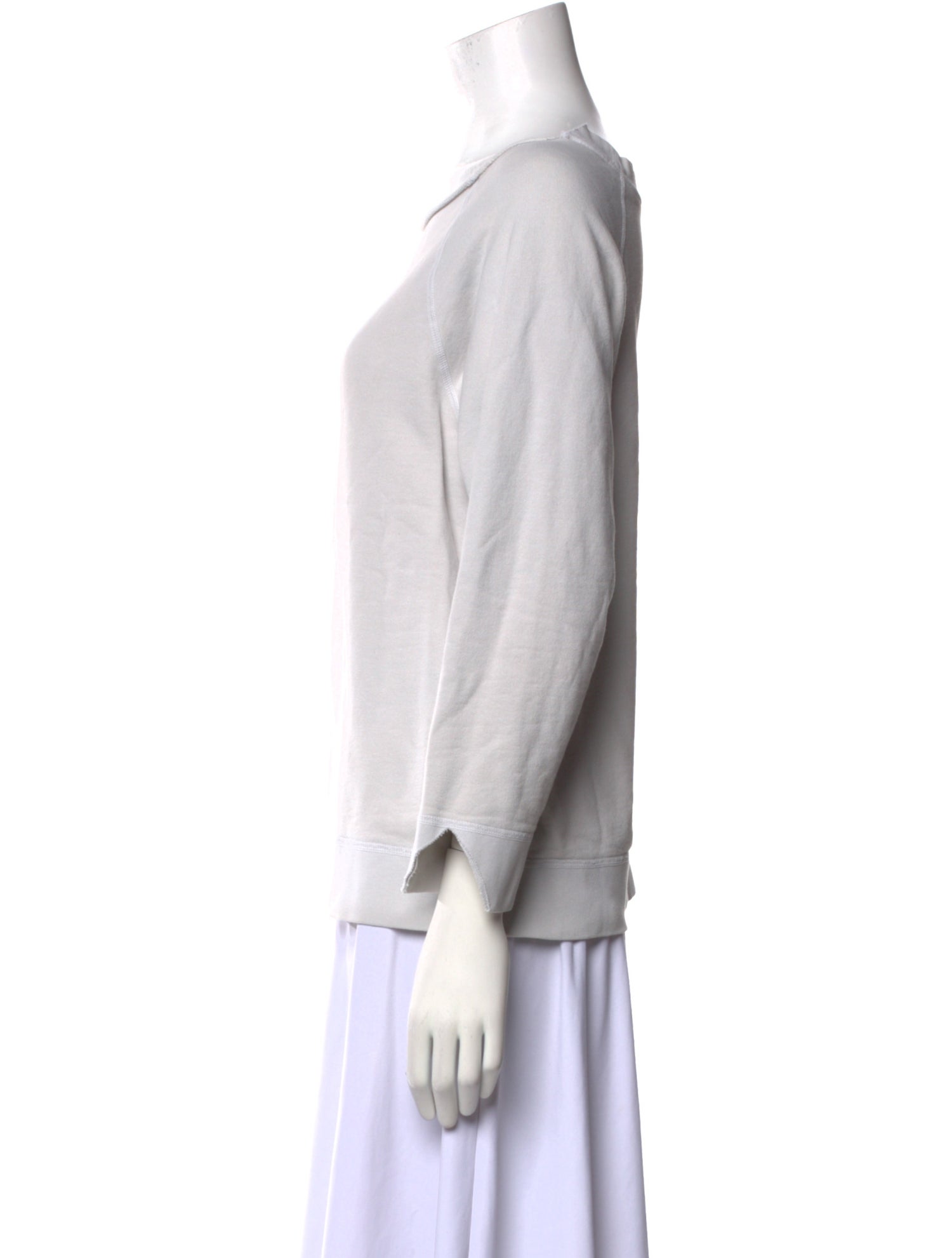 Nili Lotan Bateau Neckline Long Sleeve Sweatshirt