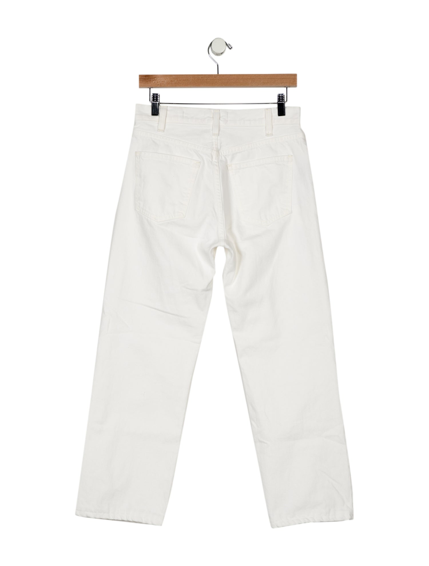 Nili Lotan Mid-Rise Straight Leg Jeans