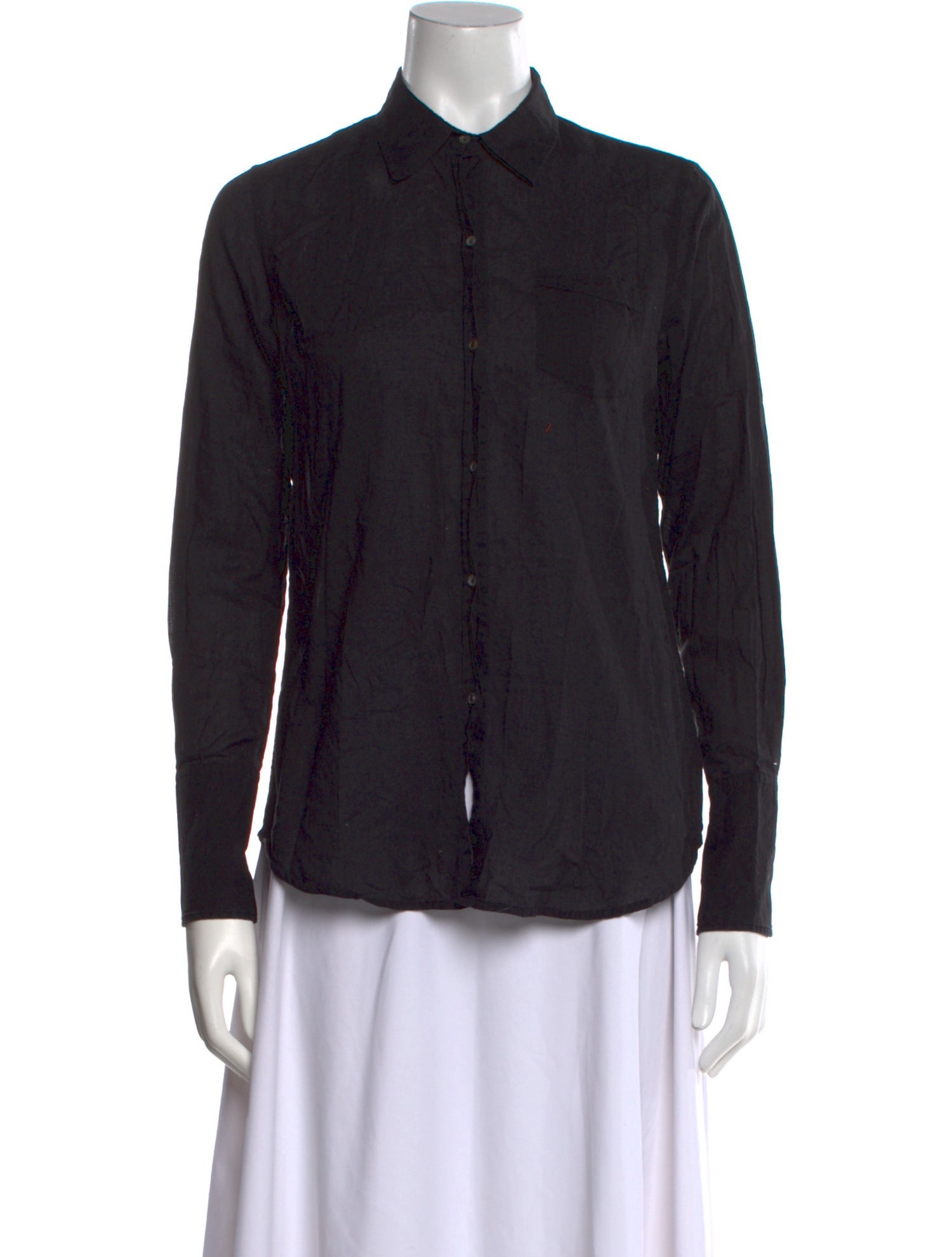 Nili Lotan Long Sleeve Button-Up Top