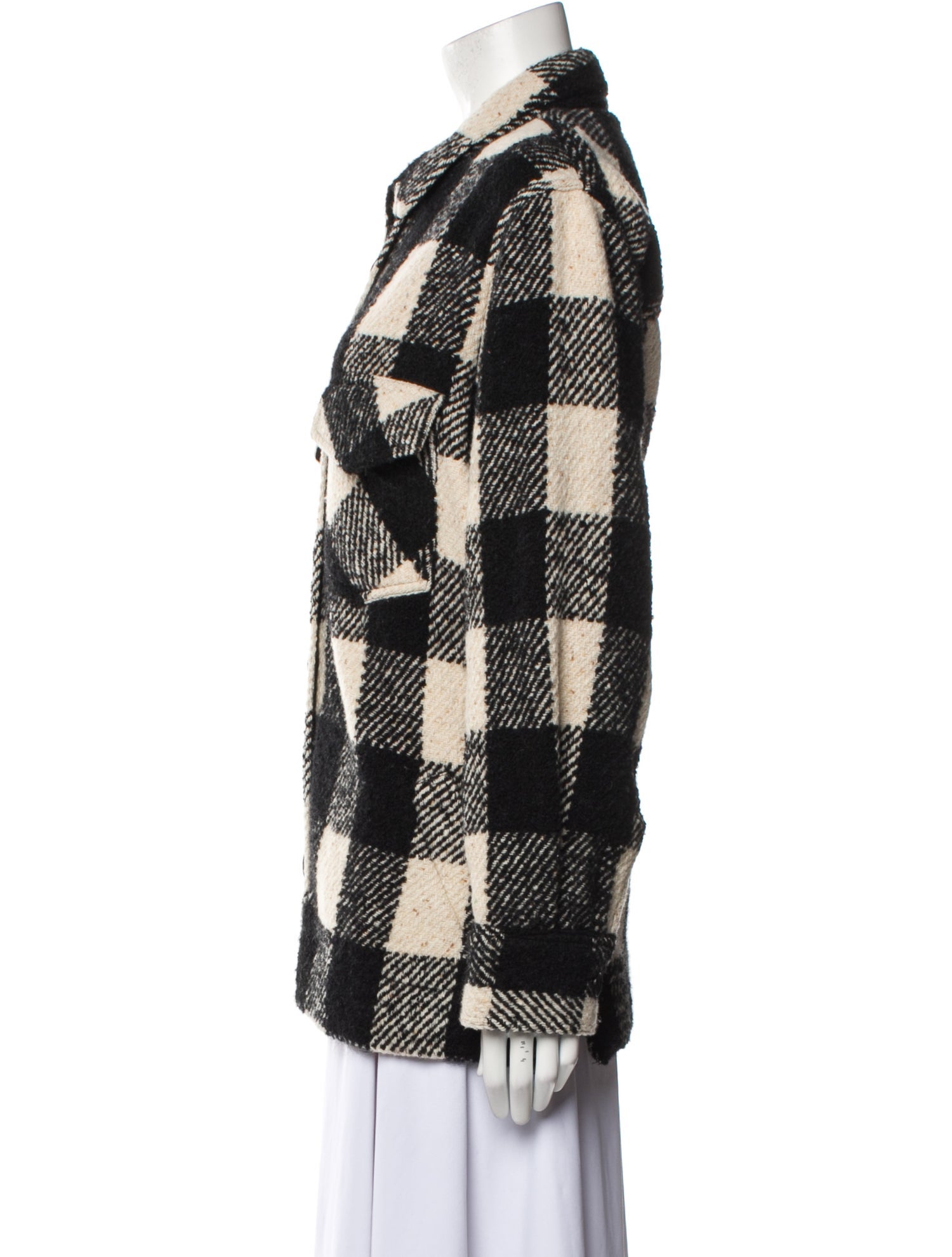 Nili Lotan Plaid Print Jacket