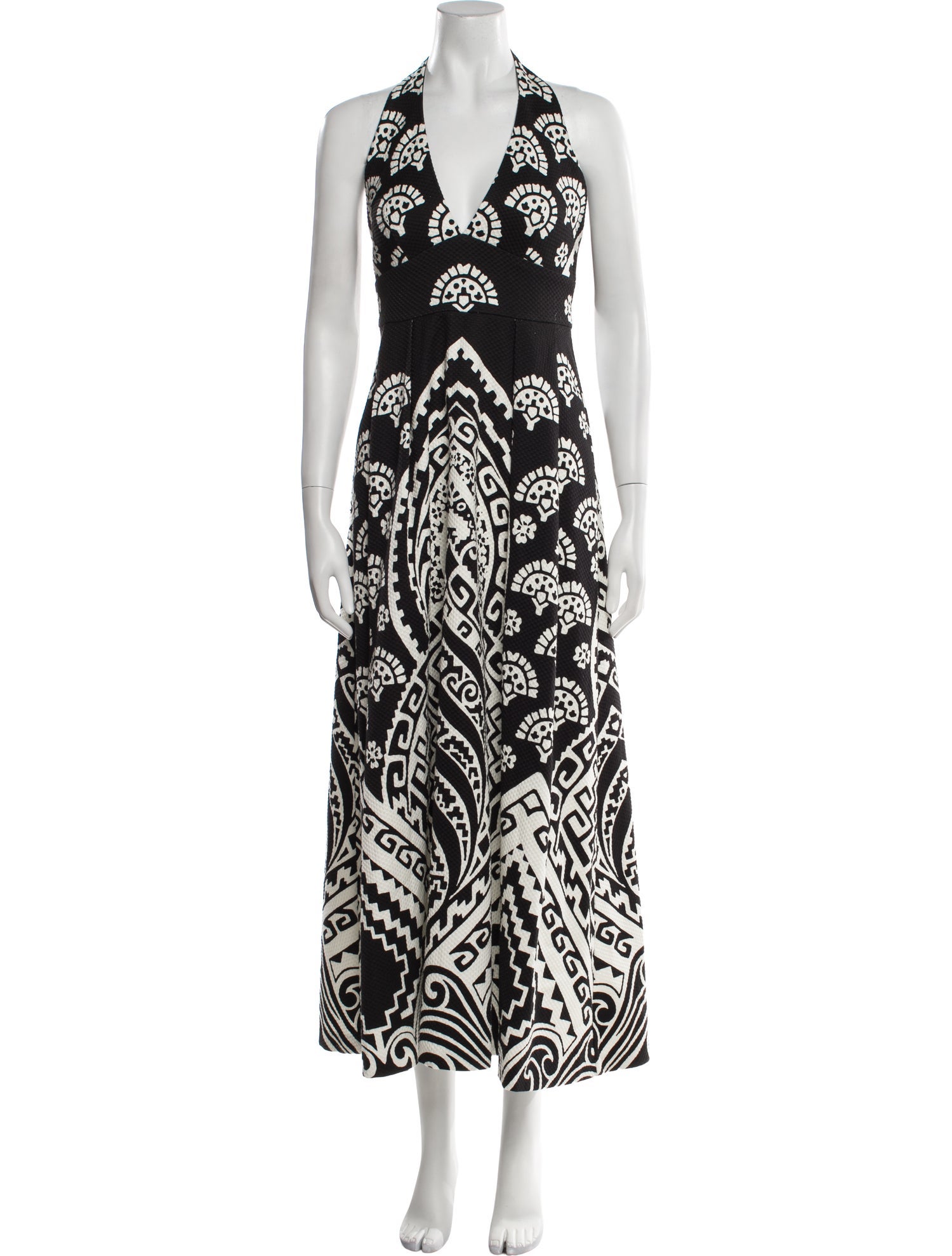 Nili Lotan Printed Long Dress