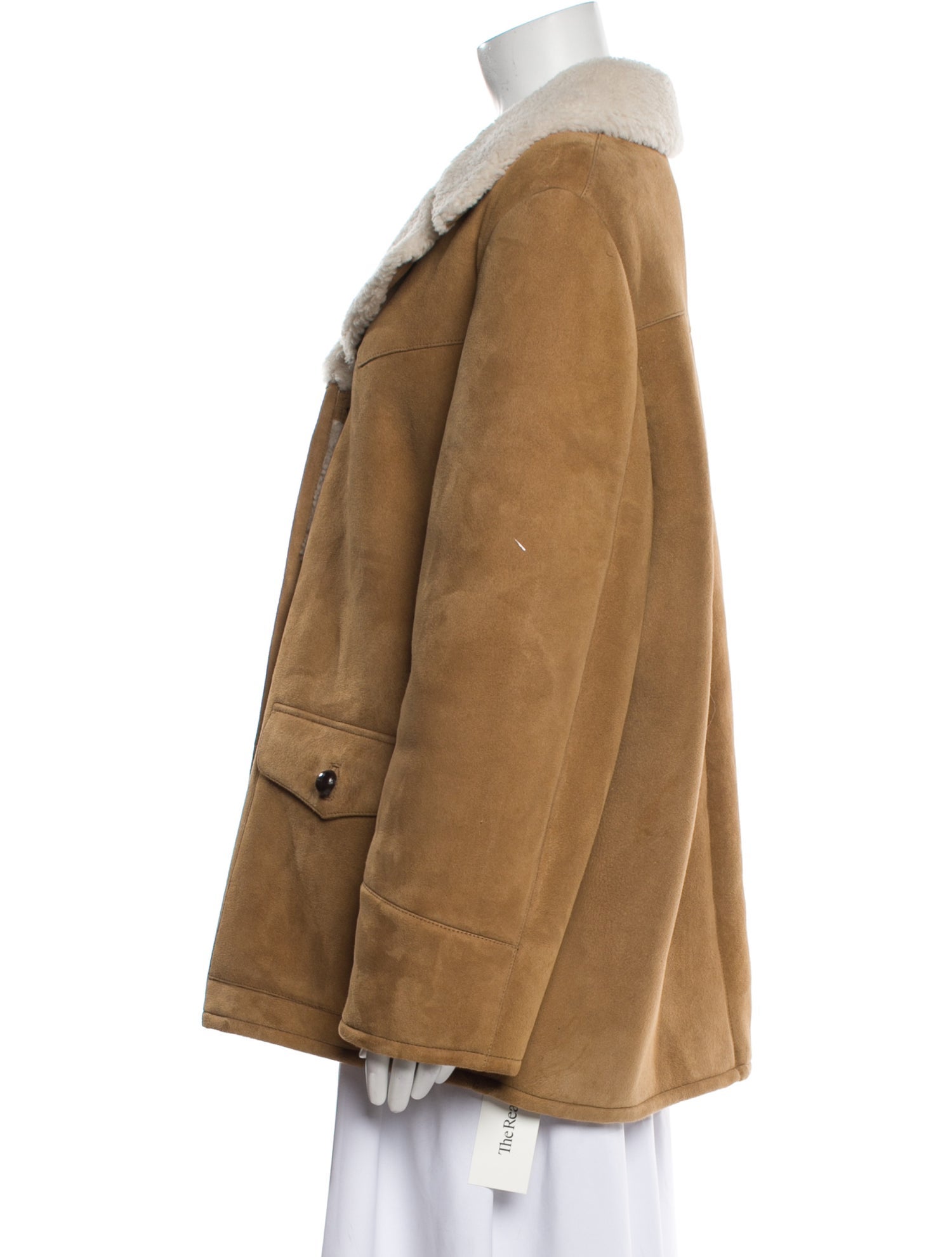 Nili Lotan Suede Fur Coat