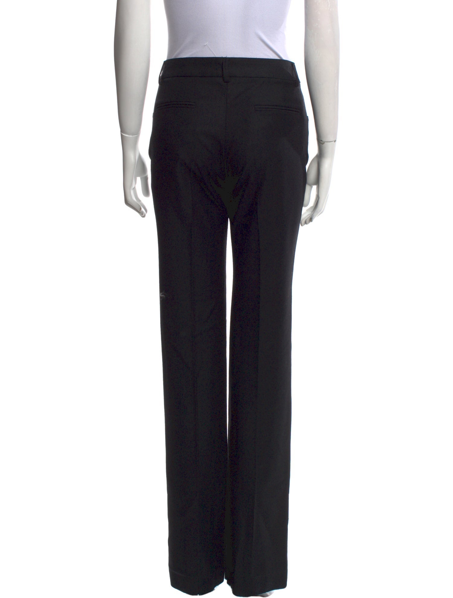 Nili Lotan Wool Straight Leg Pants