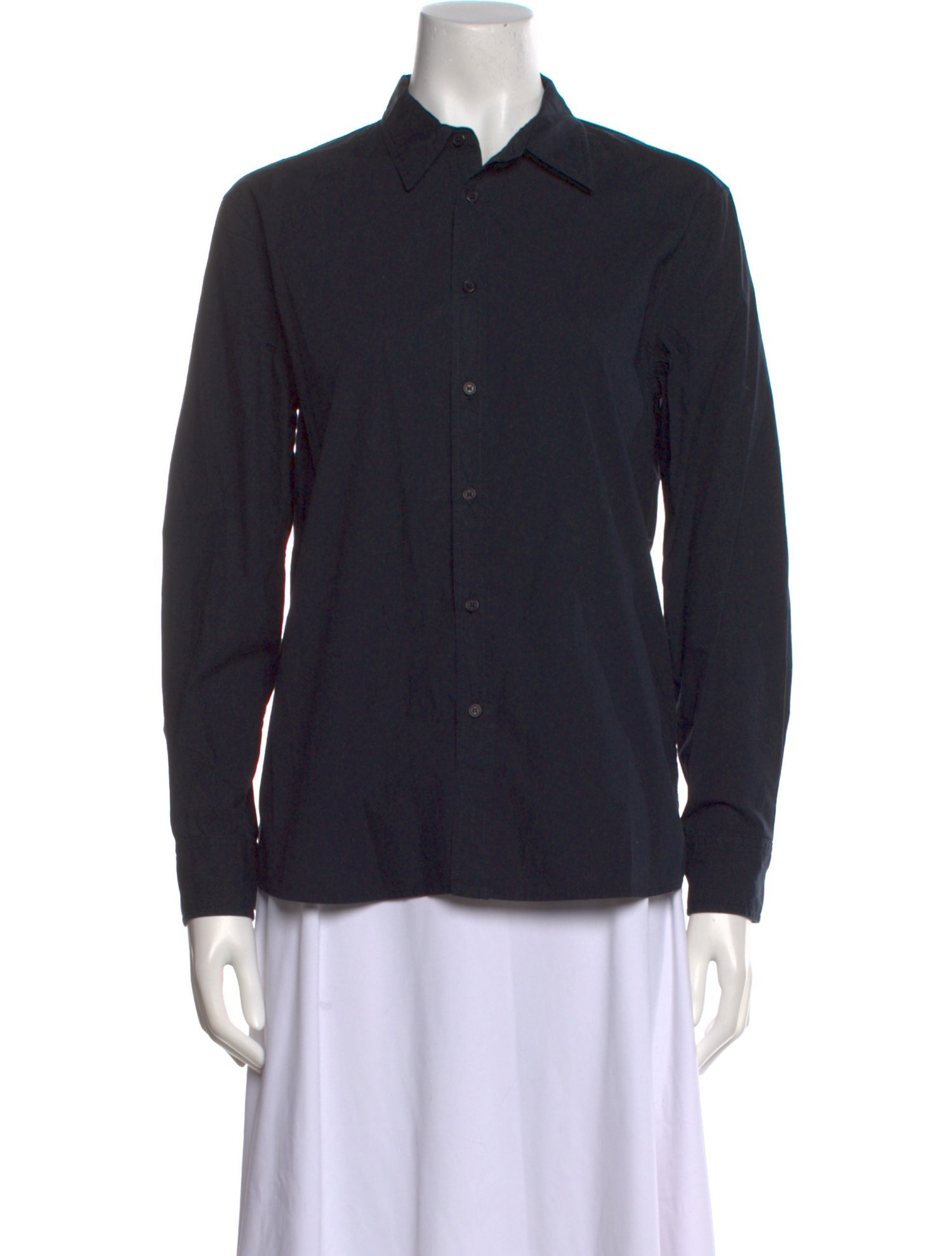 Nili Lotan Long Sleeve Button-Up Top