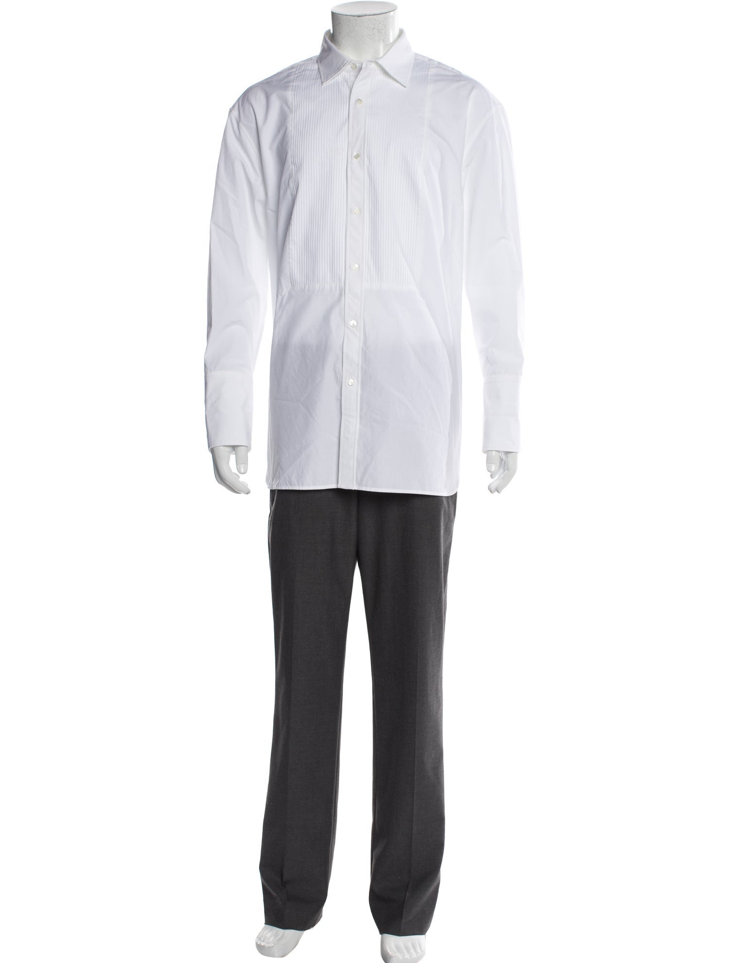 Nili Lotan Long Sleeve Tuxedo Shirt