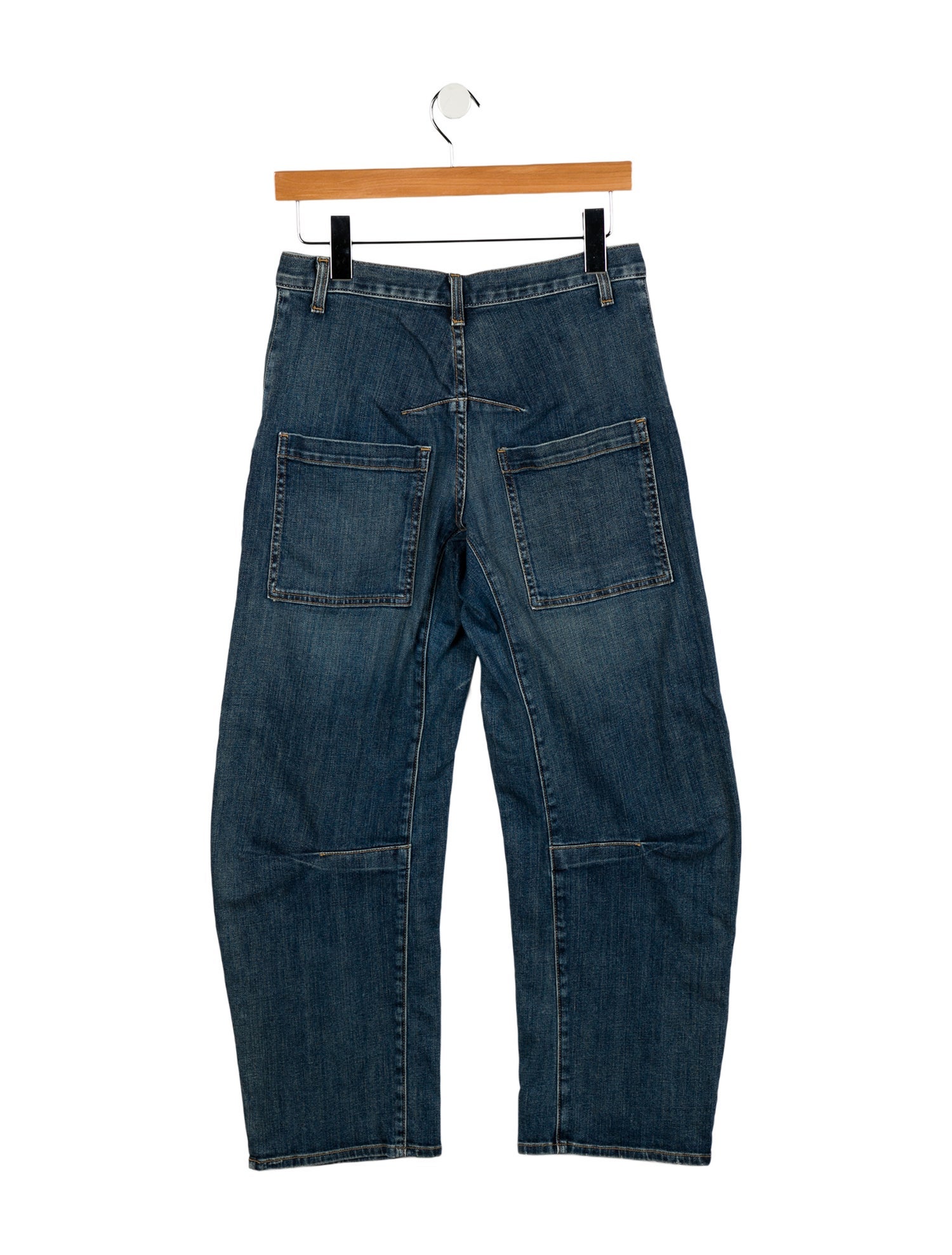 Nili Lotan Mid-Rise Straight Leg Jeans
