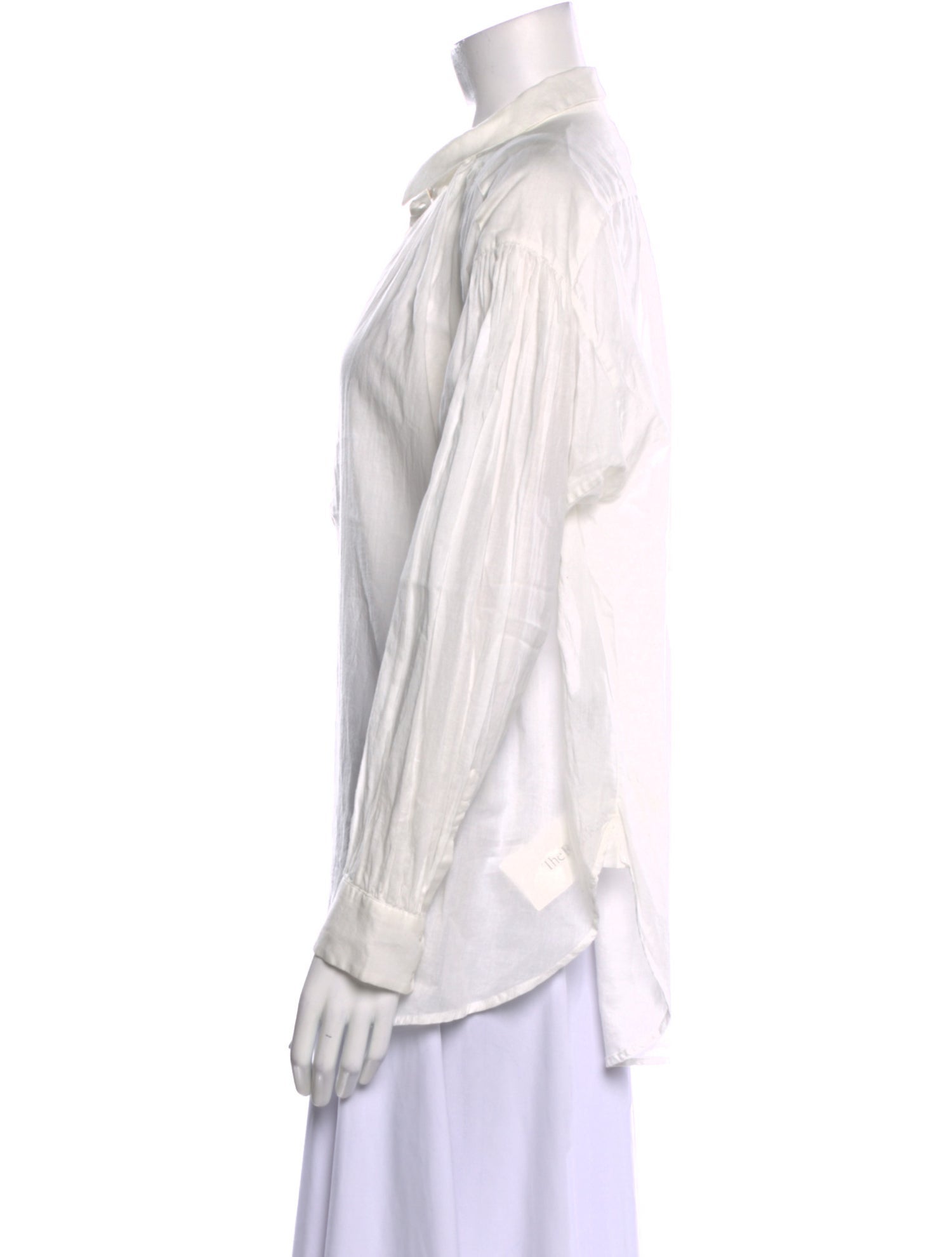 Nili Lotan Long Sleeve Button-Up Top