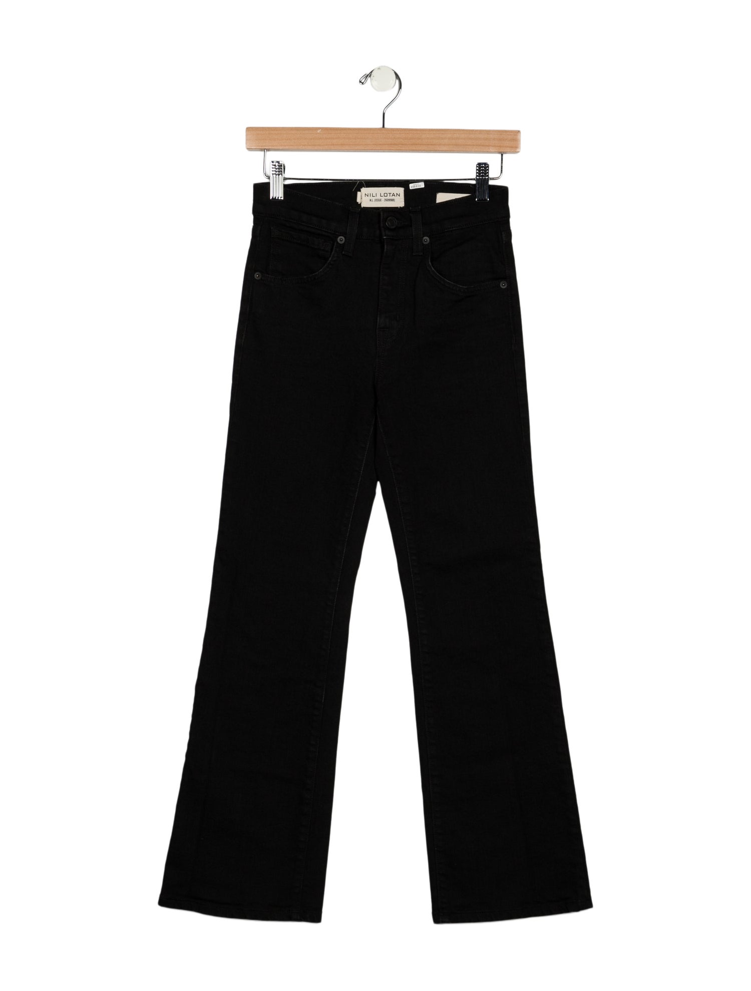 Nili Lotan Mid-Rise Straight Leg Jeans