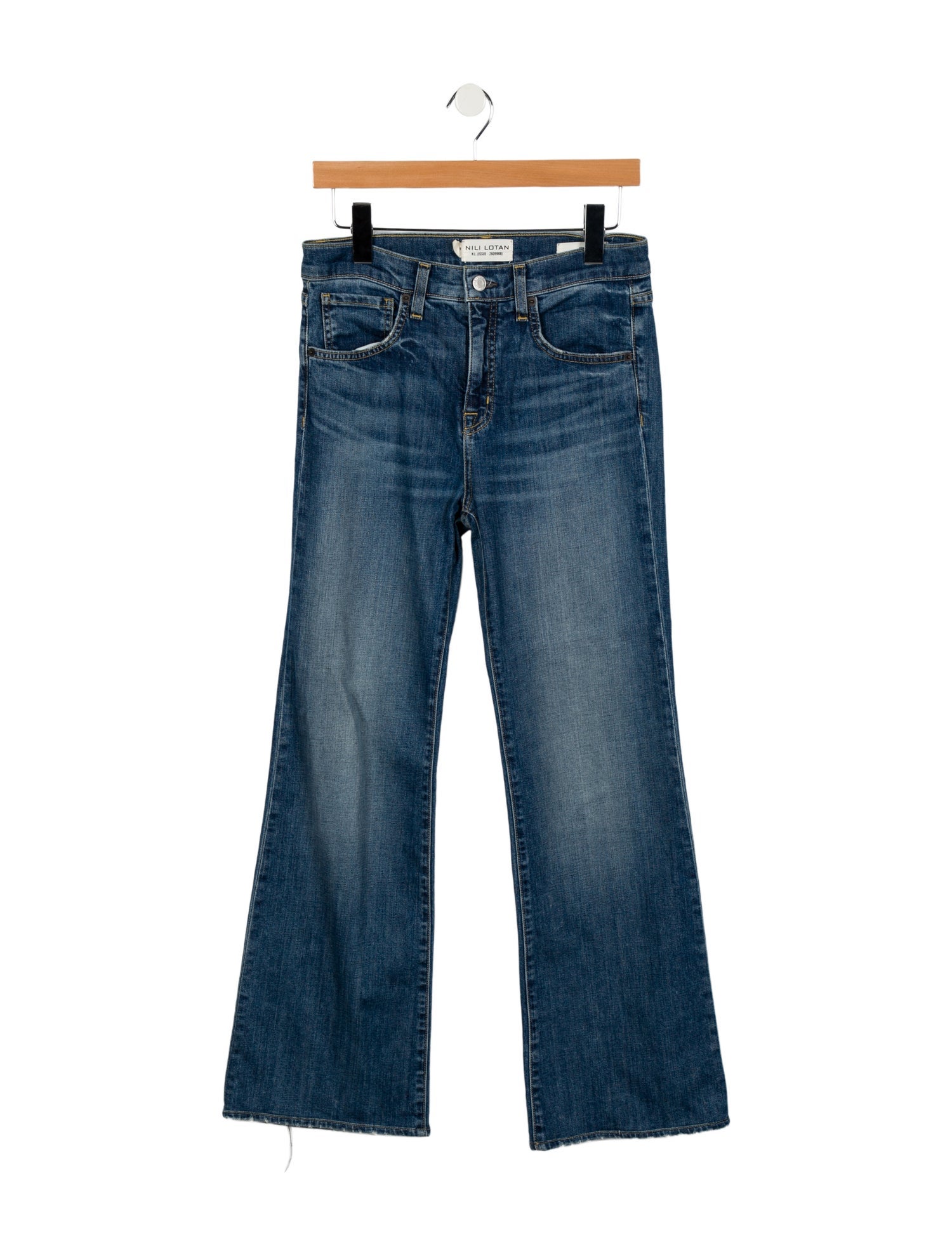 Nili Lotan High-Rise Wide Leg Jeans