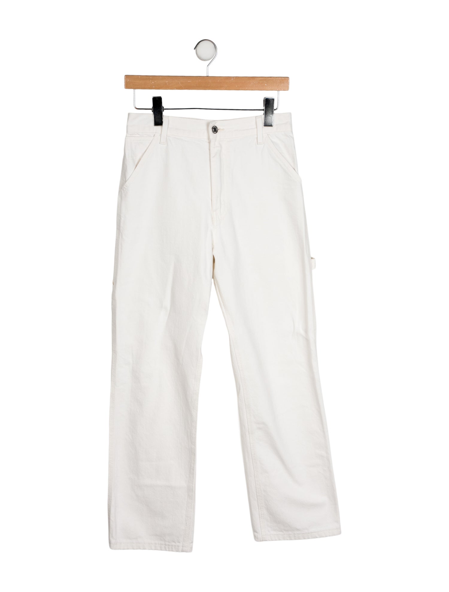 Nili Lotan High-Rise Straight Leg Jeans