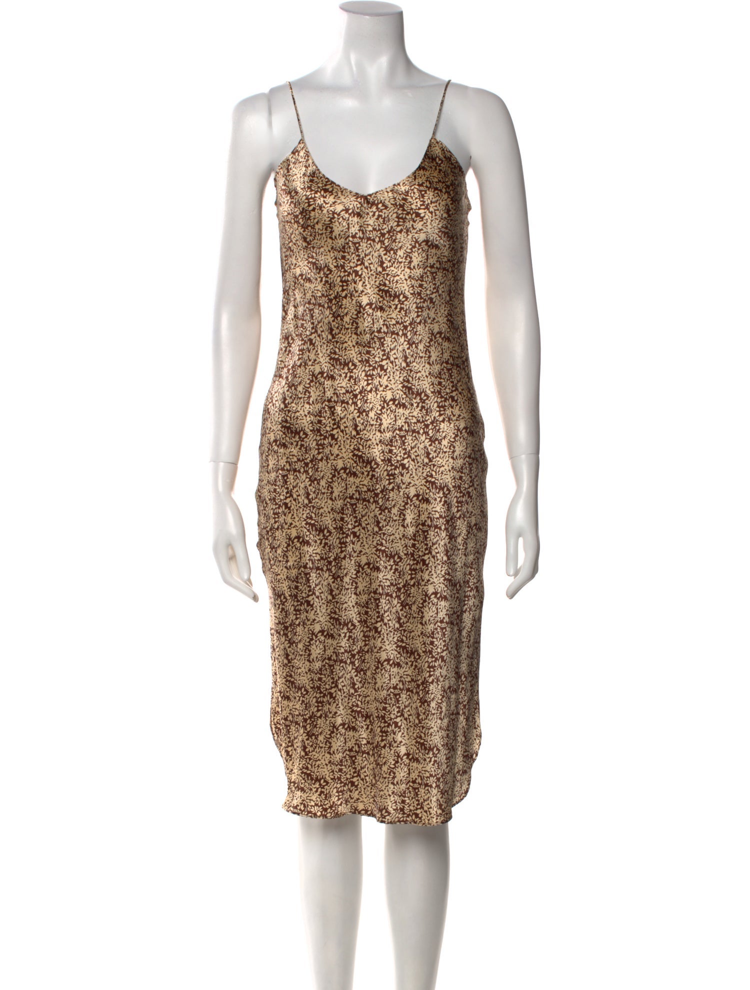 Nili Lotan Silk Midi Length Dress