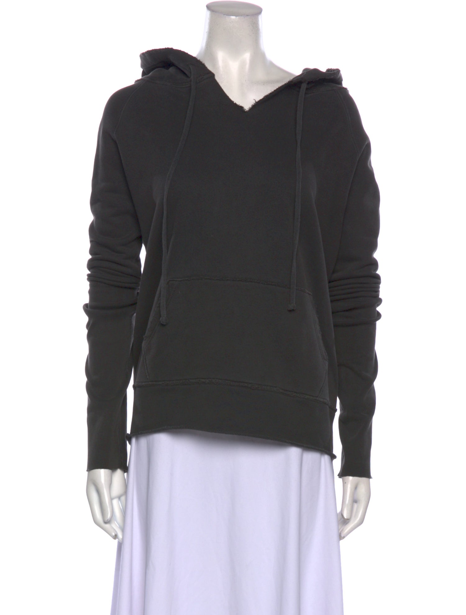 Nili Lotan V-Neck Long Sleeve Sweatshirt