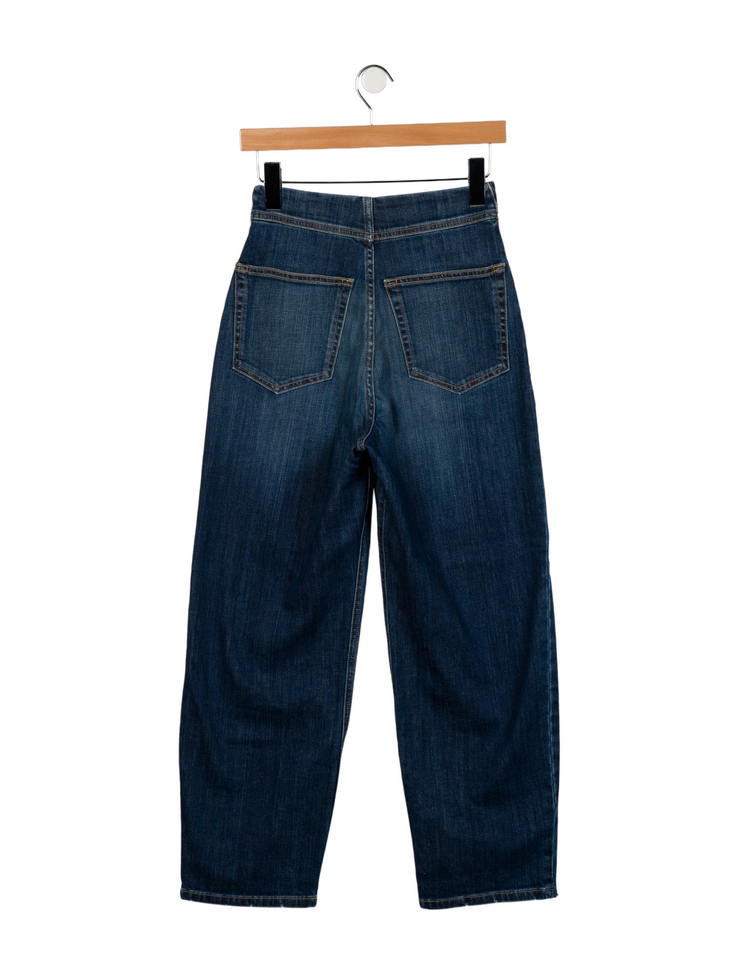 Nili Lotan High-Rise Straight Leg Jeans