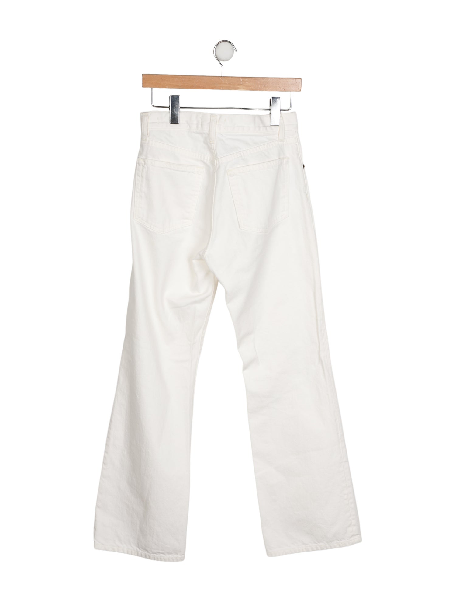 Nili Lotan Mid-Rise Wide Leg Jeans