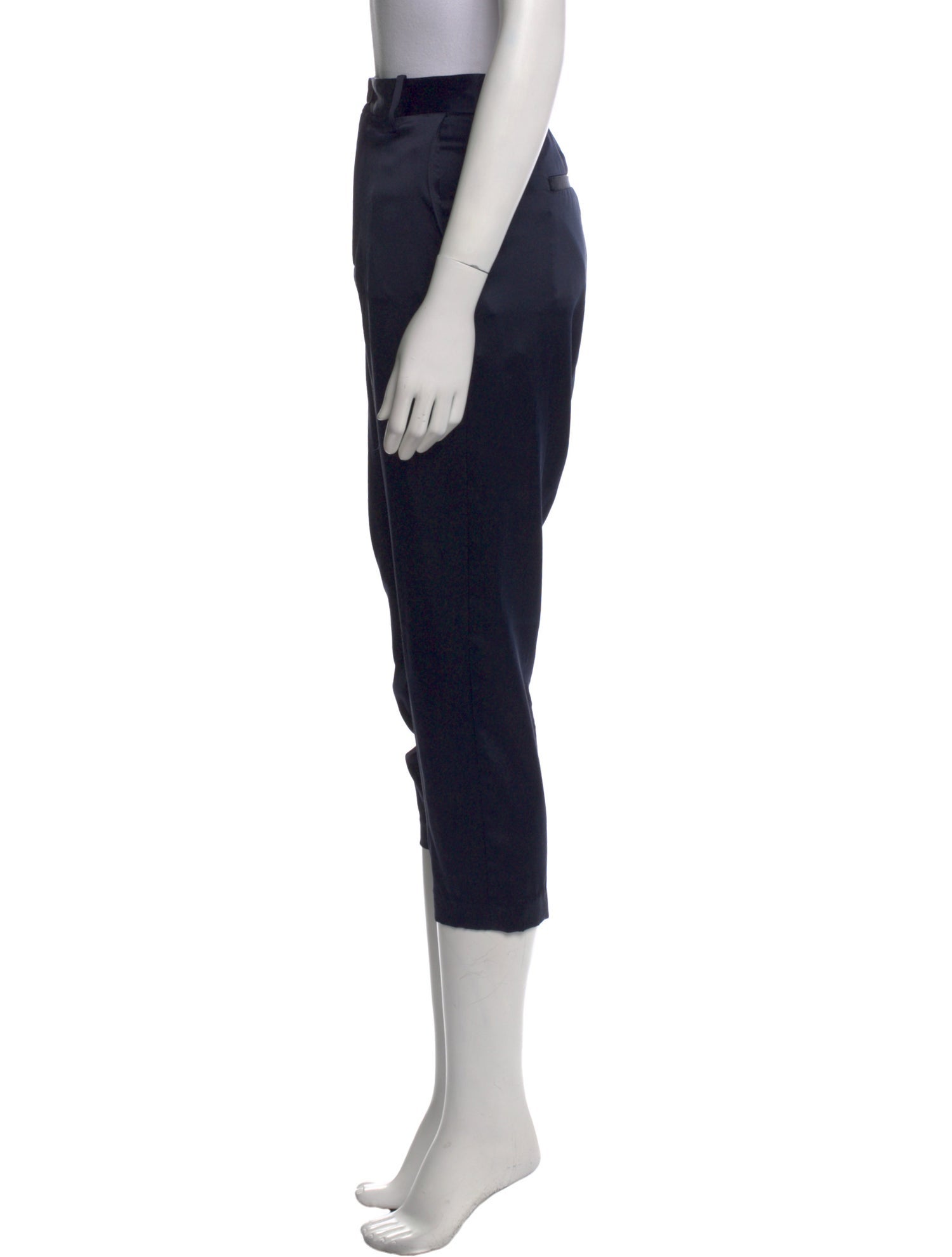 Nili Lotan Silk Straight Leg Pants