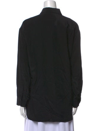 Nili Lotan Long Sleeve Button-Up Top