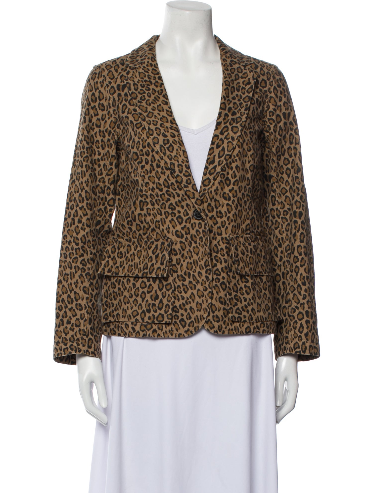 Nili Lotan Animal Print Blazer