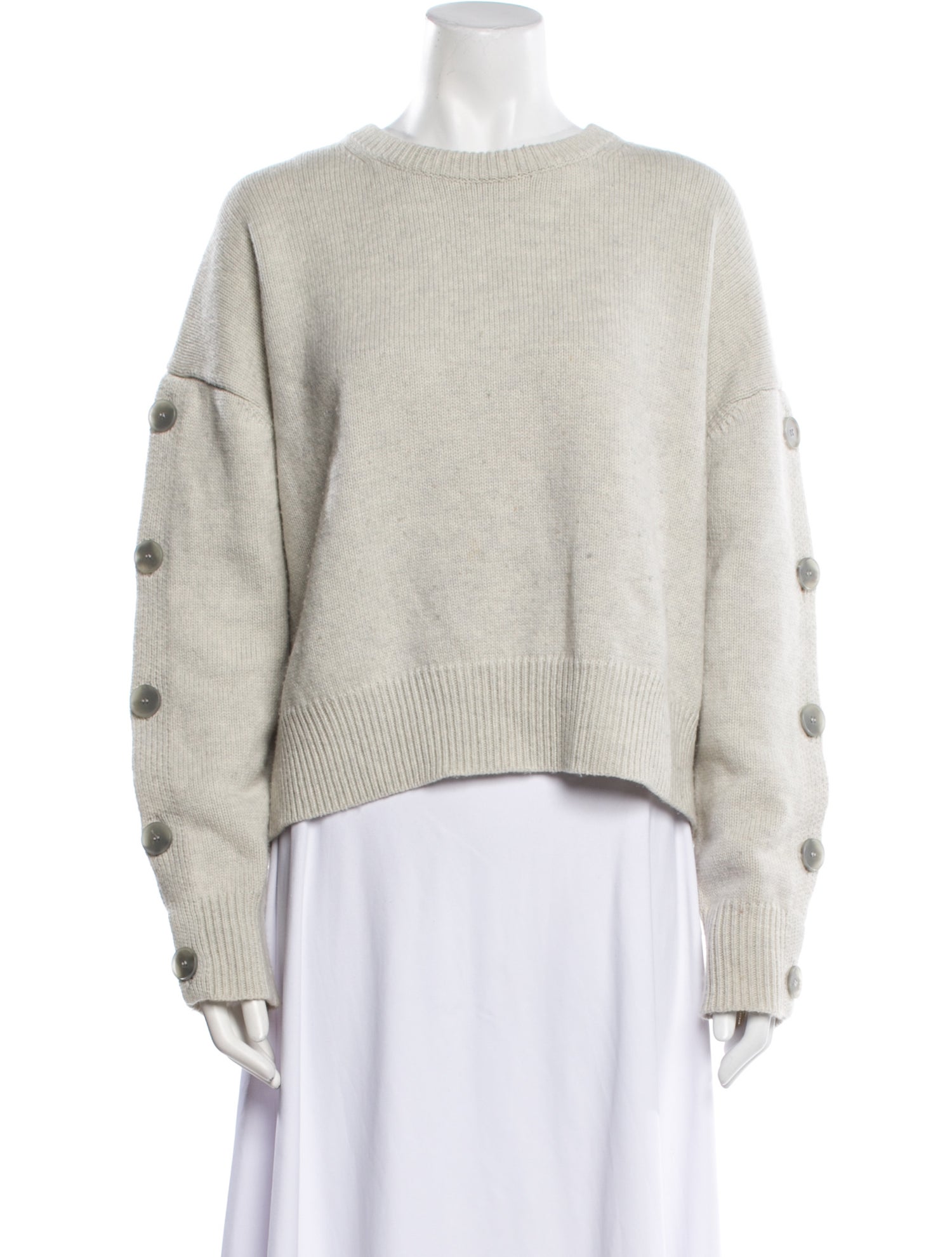 Nili Lotan Wool Crew Neck Sweater