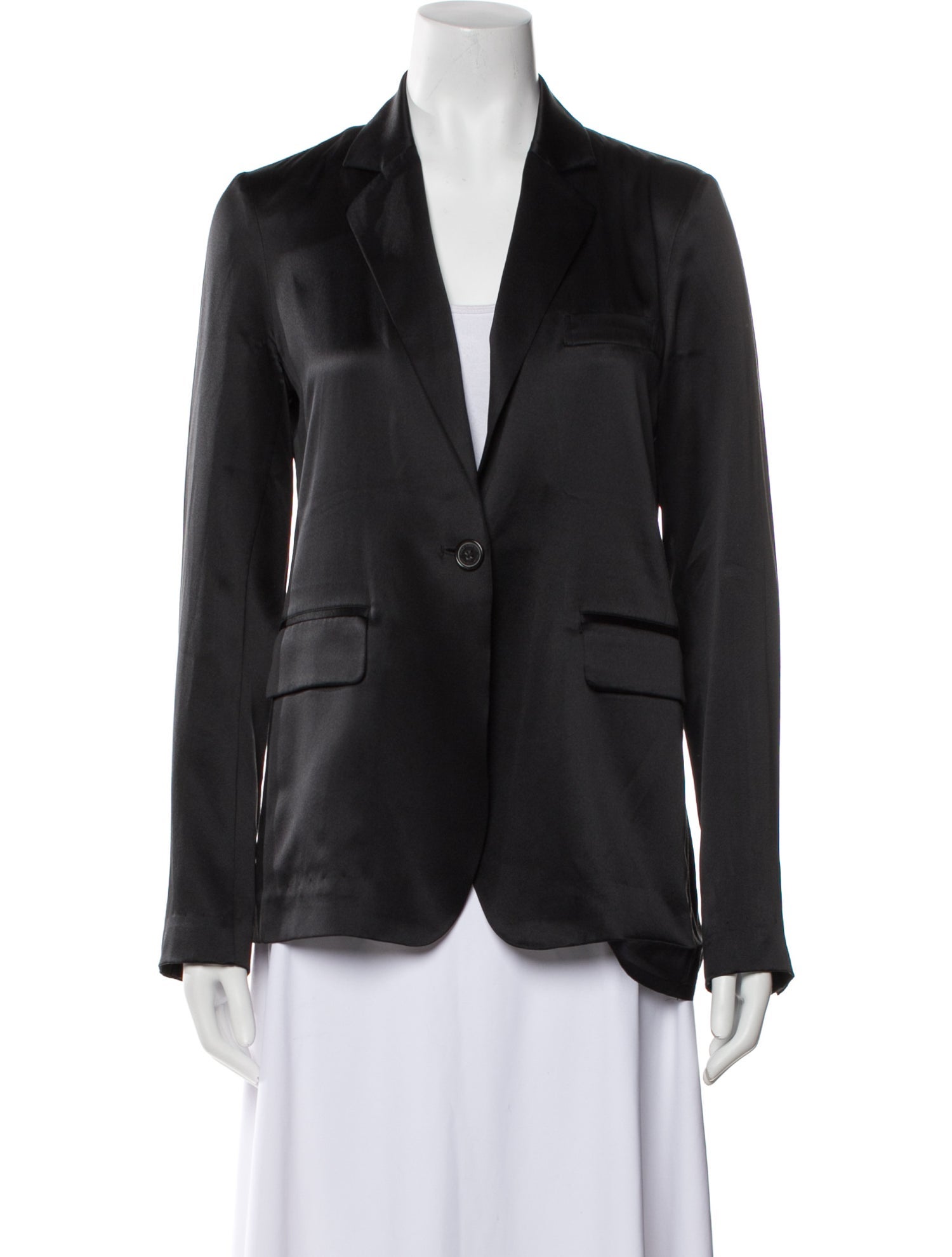 Nili Lotan Silk Blazer