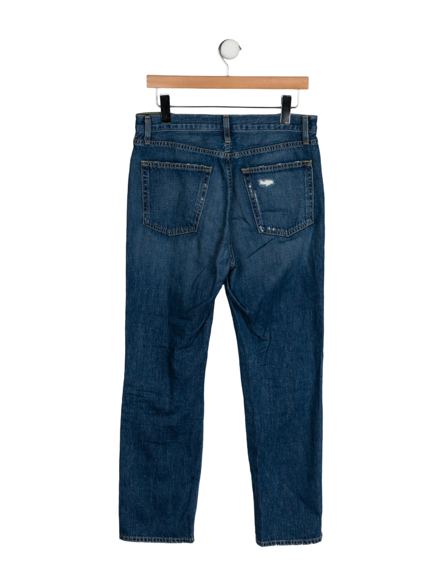 Nili Lotan High-Rise Straight Leg Jeans