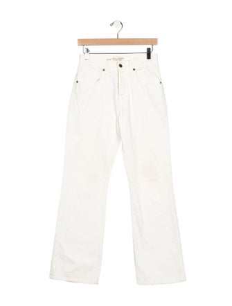 Nili Lotan Low-Rise Wide Leg Jeans