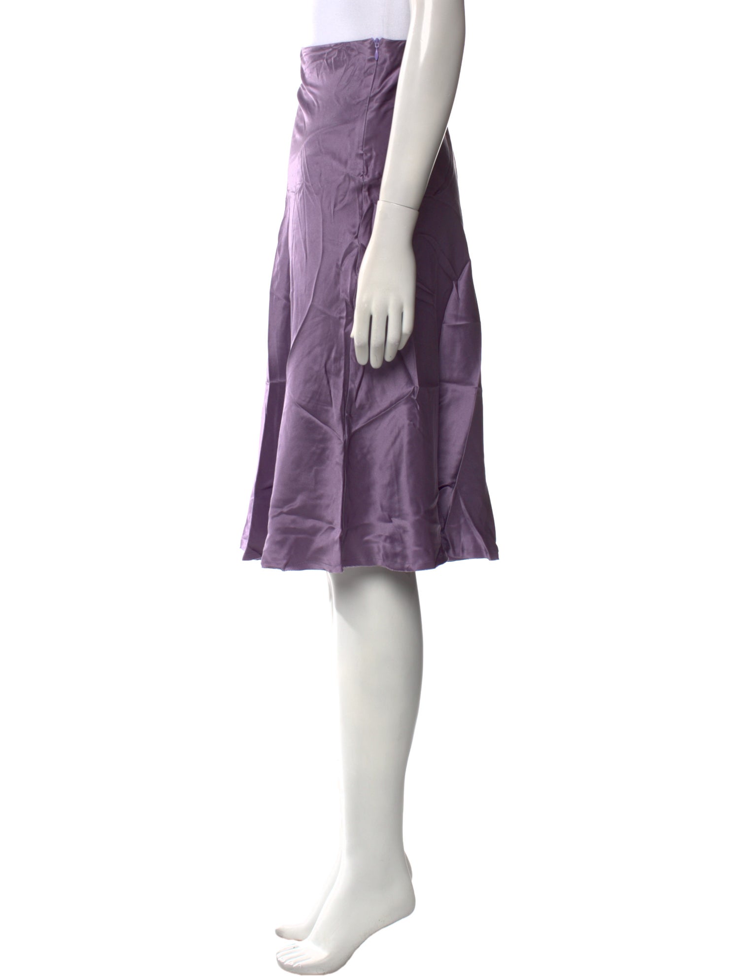 Nili Lotan Silk Knee-Length Skirt