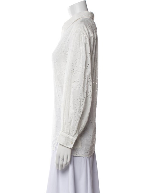 Nili Lotan Long Sleeve Button-Up Top