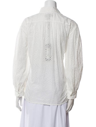 Nili Lotan Long Sleeve Button-Up Top