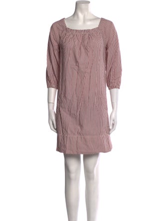 Nili Lotan Striped Mini Dress