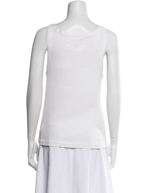 Nili Lotan Square Neckline Sleeveless Top