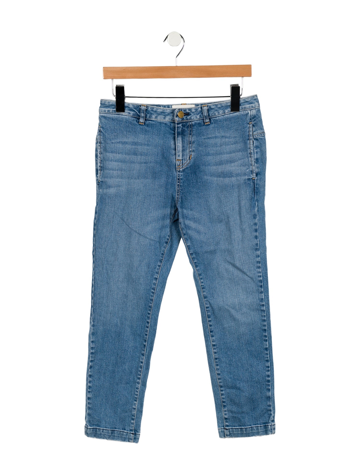 Nili Lotan Mid-Rise Skinny Leg Jeans