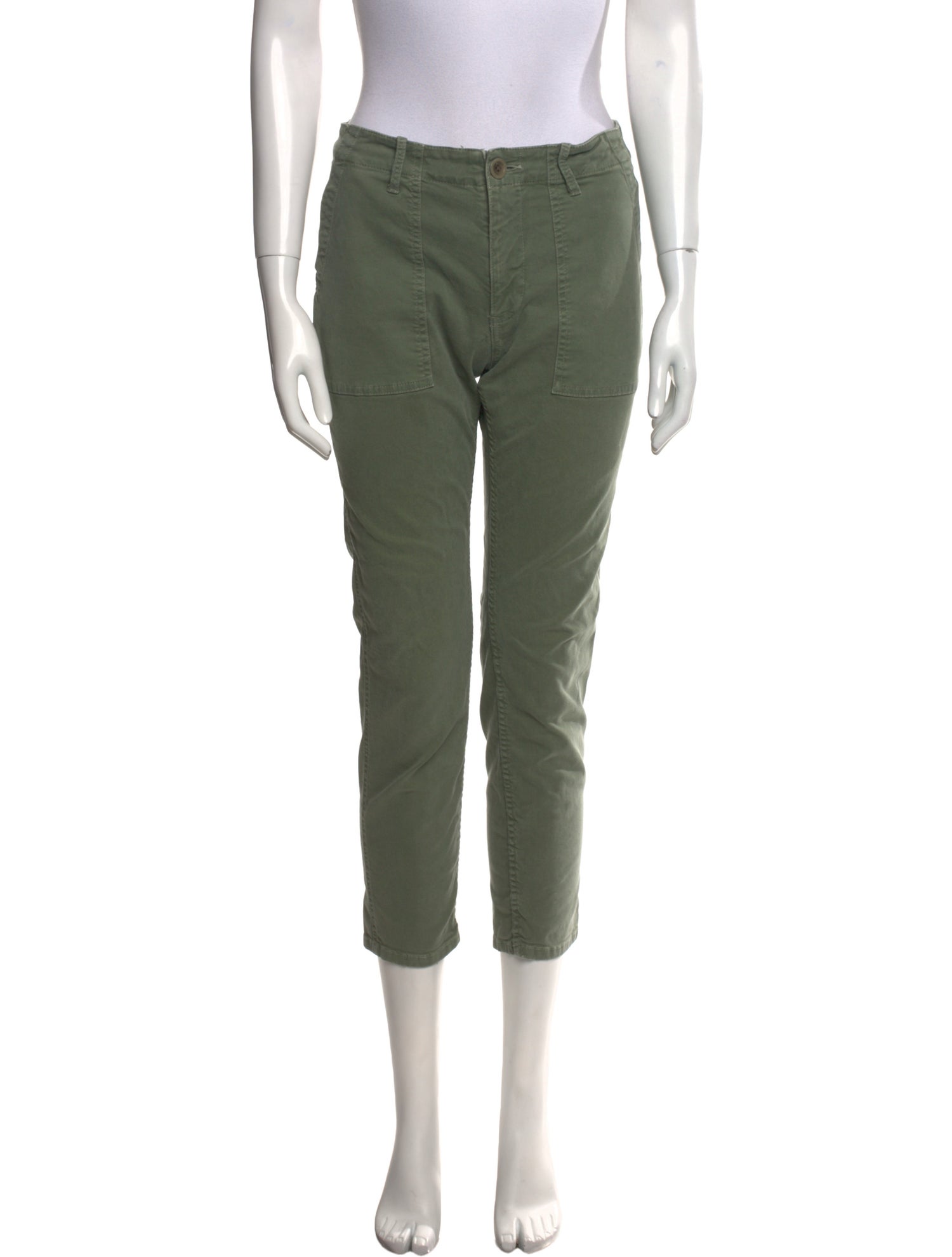 Nili Lotan Mid-Rise Straight Leg Jeans