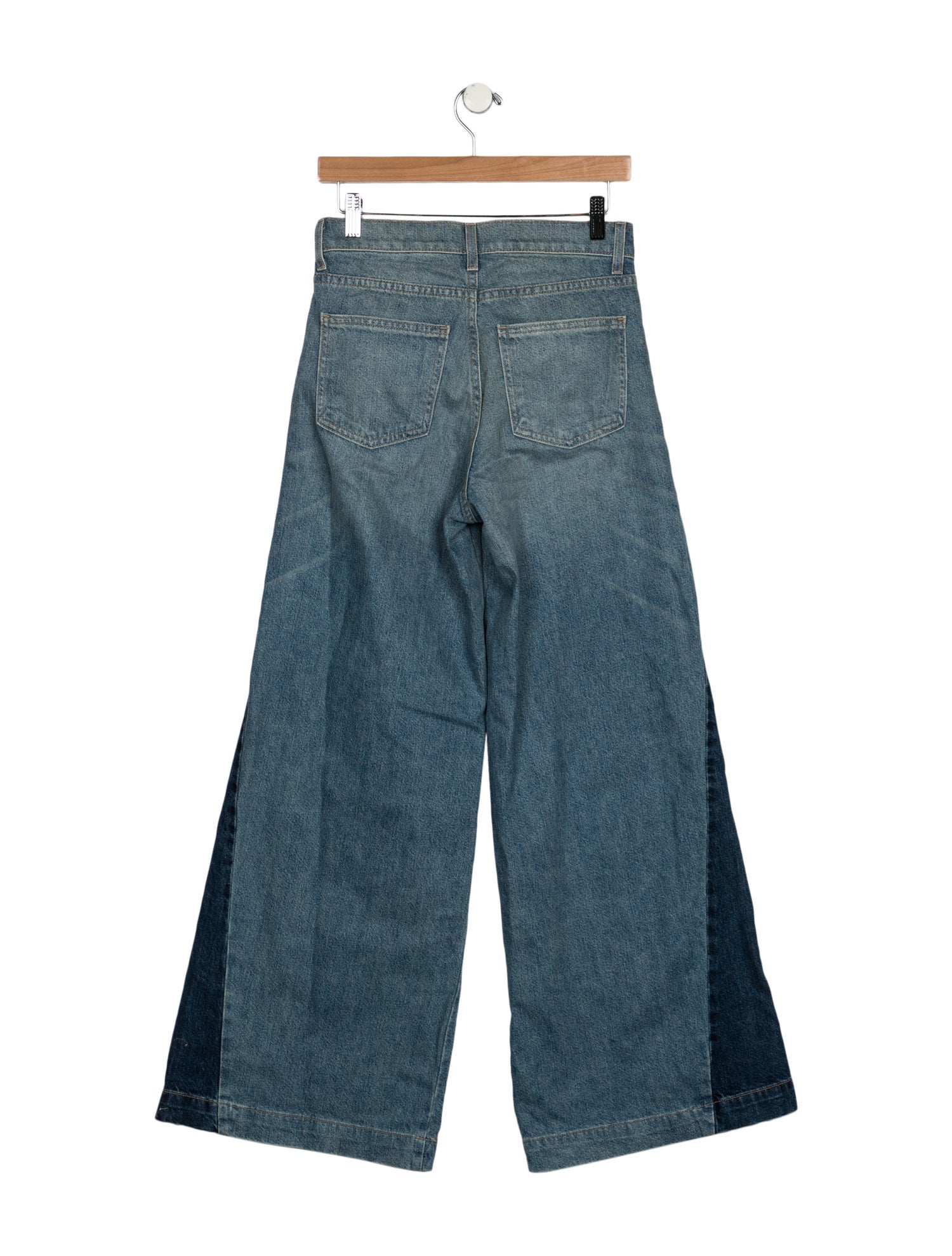 Nili Lotan Mid-Rise Wide Leg Jeans