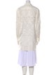 Nili Lotan Lace Pattern Long Sleeve Tunic
