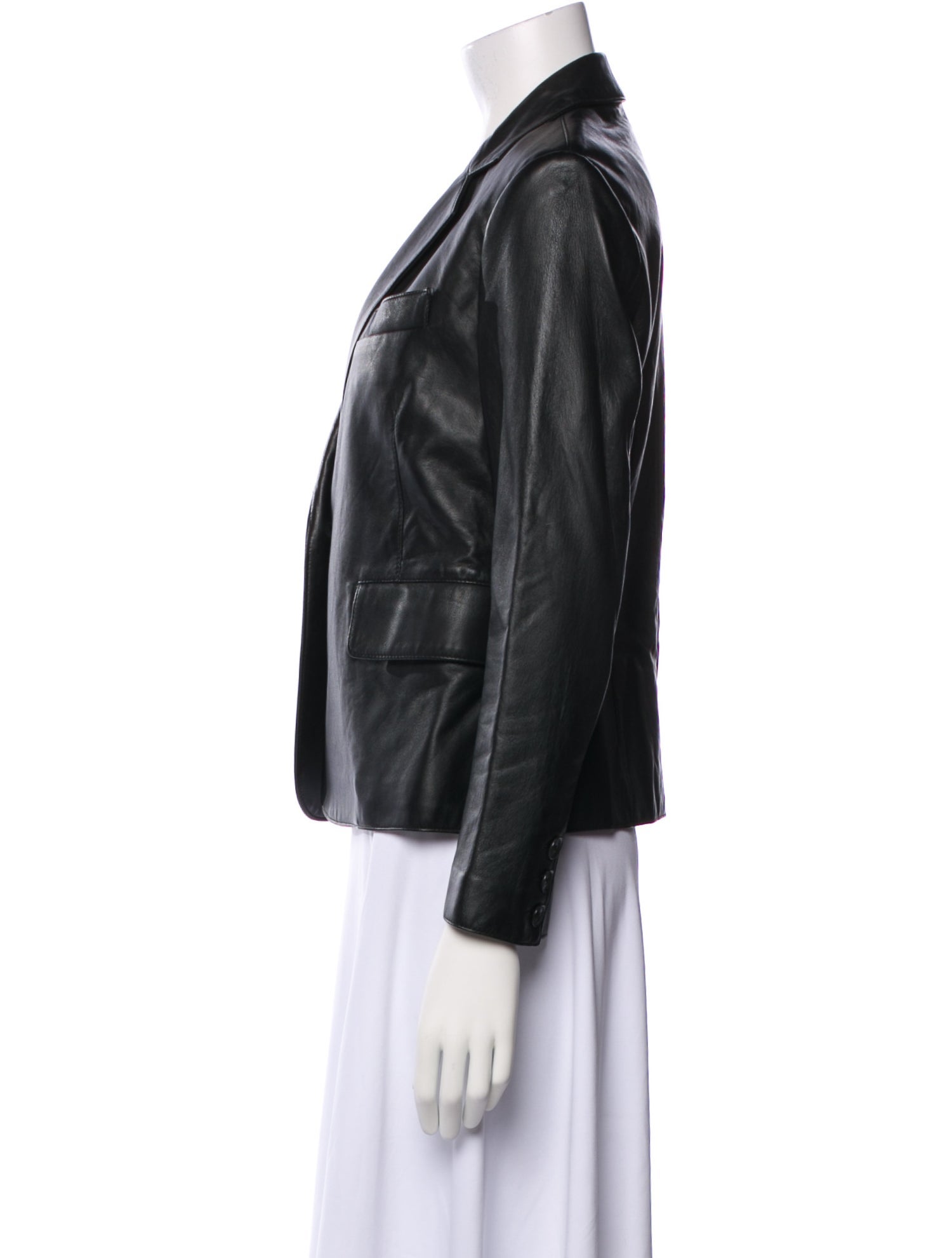 Nili Lotan Leather Blazer