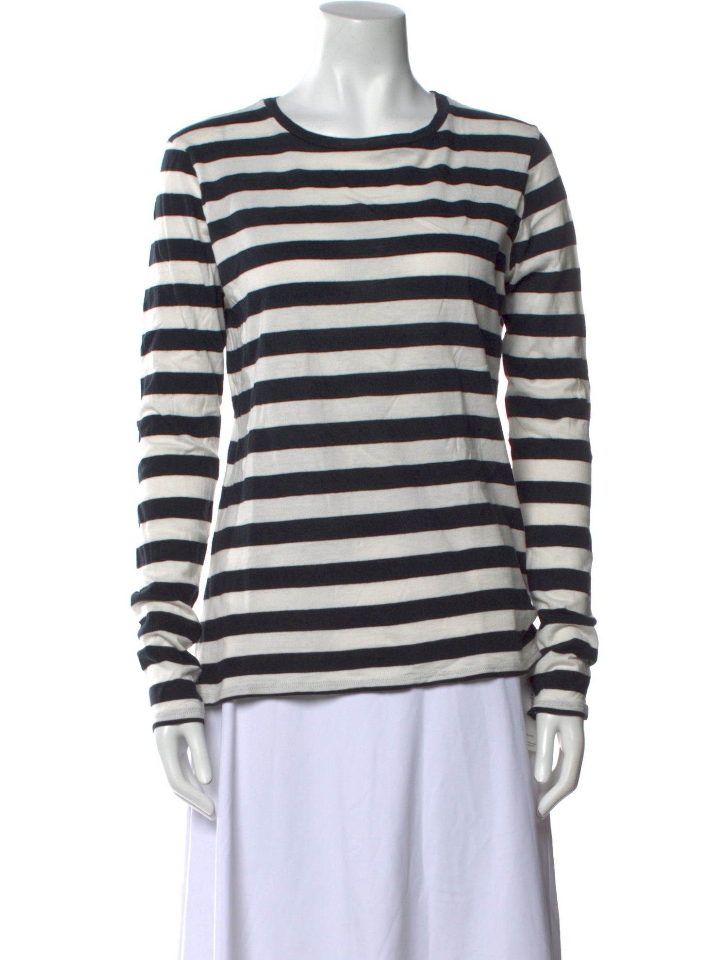 Nili Lotan Striped Crew Neck Sweatshirt