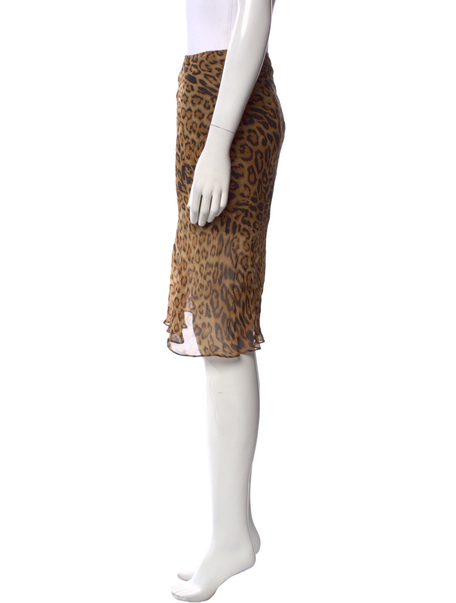 Nili Lotan Silk Knee-Length Skirt