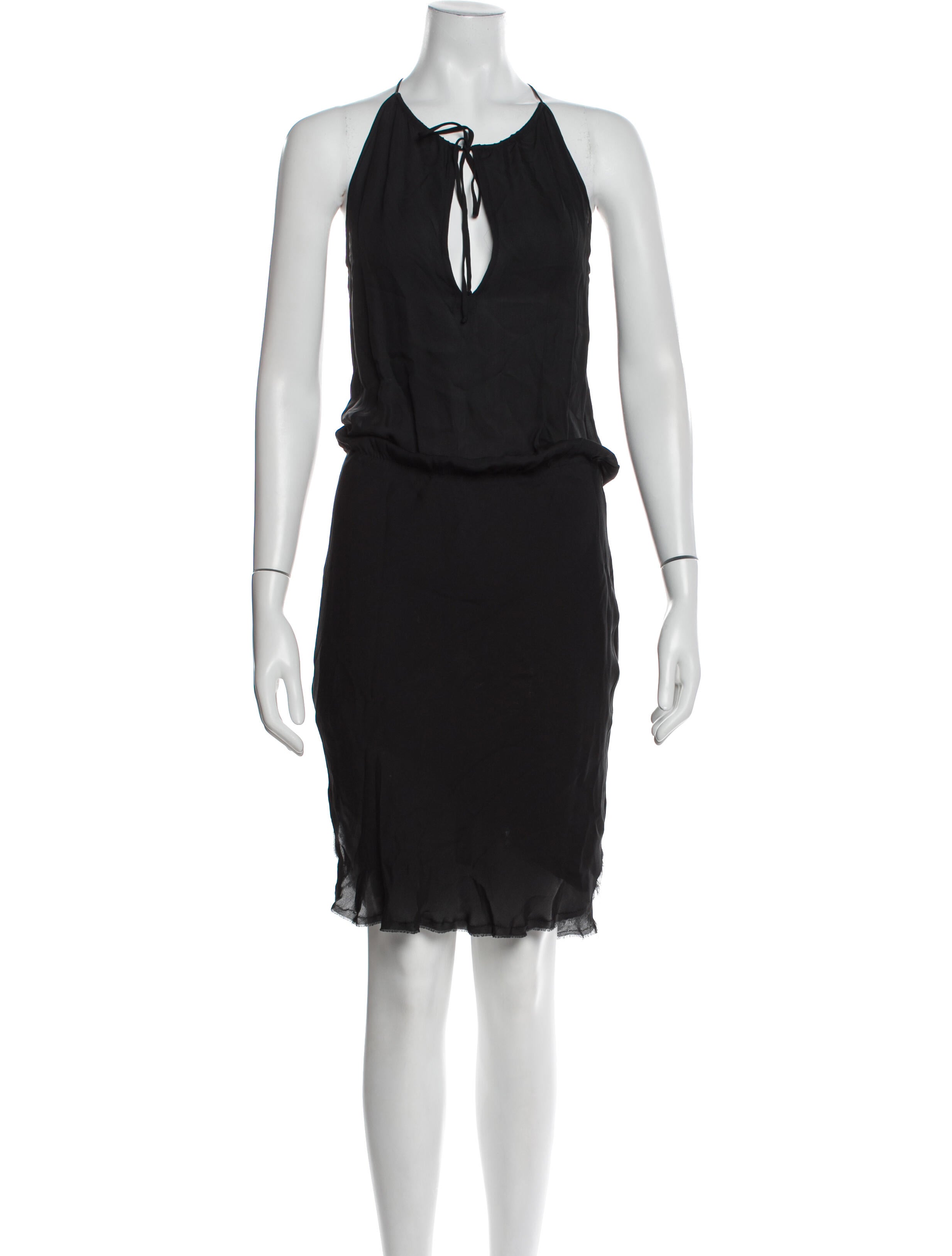 Nili Lotan Halterneck Midi Length Dress