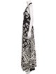 Nili Lotan Printed Long Dress