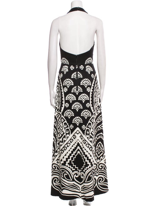 Nili Lotan Printed Long Dress