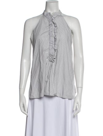 Nili Lotan Halterneck Sleeveless Top