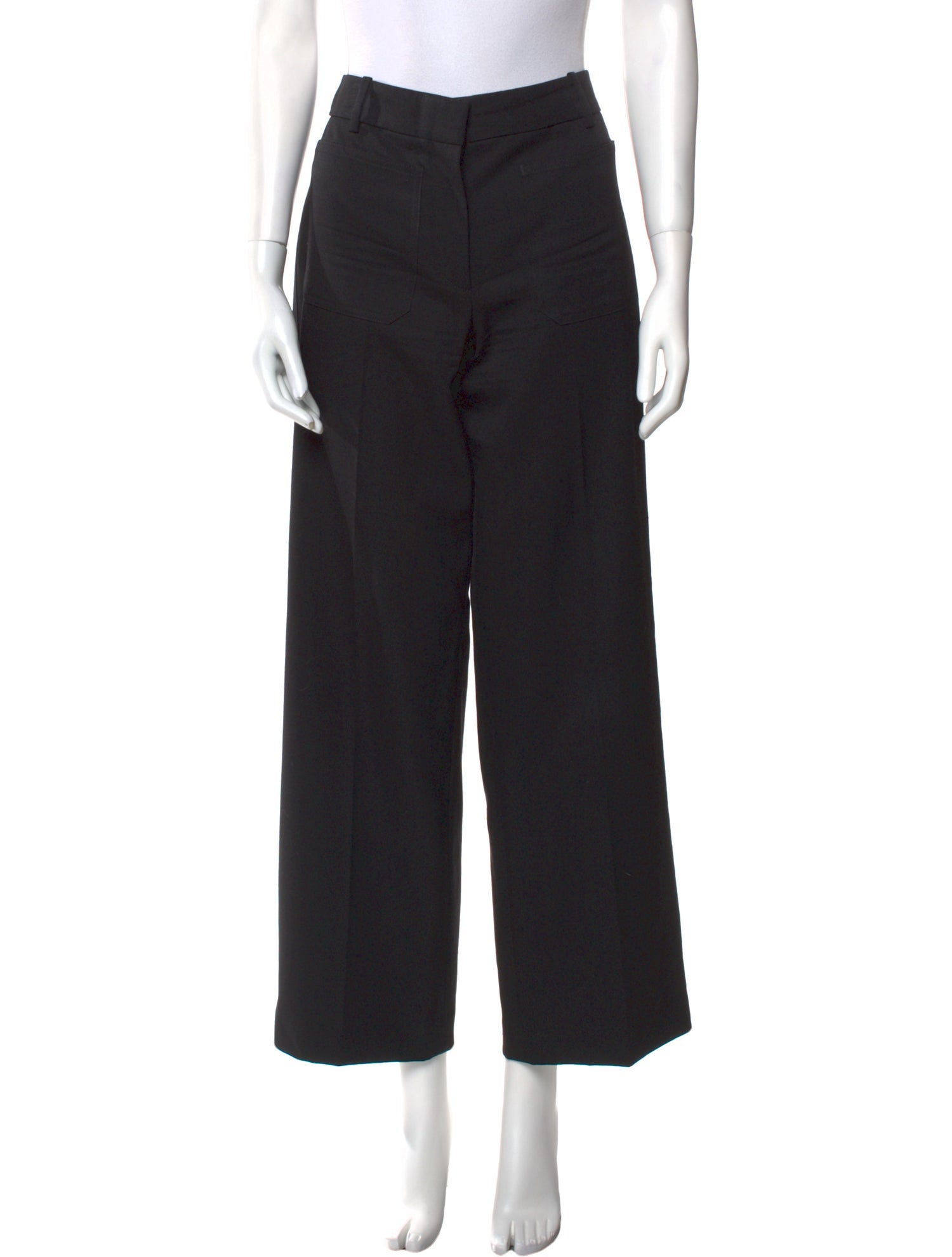 Nili Lotan Virgin Wool Wide Leg Pants